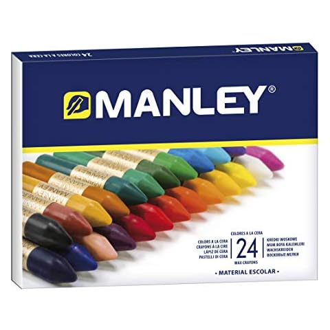 Ceras de Colores Manley 24 Unidades Cover