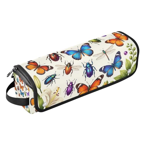 Bolsa de viaje para herramientas de cabello para mujer con tapete resistente al calor porta rizador y plancha de pelo