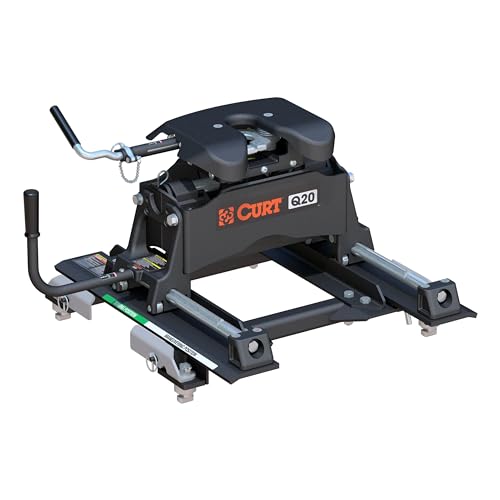 CURT 16671 Q20 5th Wheel Slider Hitch, 20,000 lbs, Select Chevy...