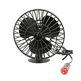 Material: Plástico Vernacular Ajuste para vehículos de vehículos de vehículos de vehículos de Coche portátil de 12V, enfriamiento de Cigarrillos, Aire Acondicionado, Aire Acondicionado (Color : Black)