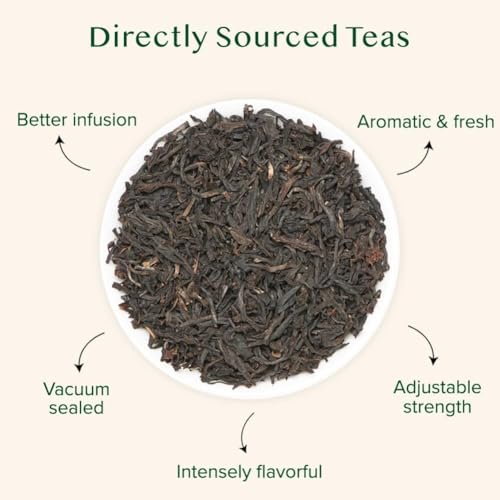 VAHDAM, Thé Noir Assam 340g (+200 tasses) Fort, Ruche Et Malté | Thé En Vrac D'Origine Unique Pur Et non Mélangé | The Noir Vrac – Image 4