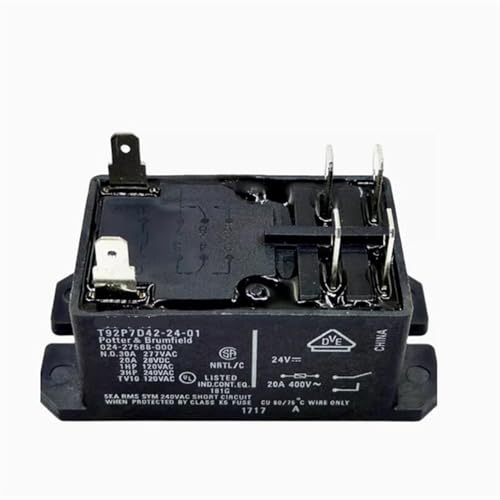 Relé T92P7D42-24-01 de alta capacidad 30A con bobina estable de 24V y 6 pines de conexión firme