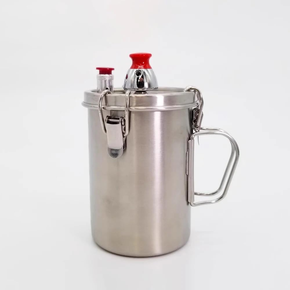 Amazon.co.jp: Jieoto ポータブル食品グレード304ステンレス鋼600ml