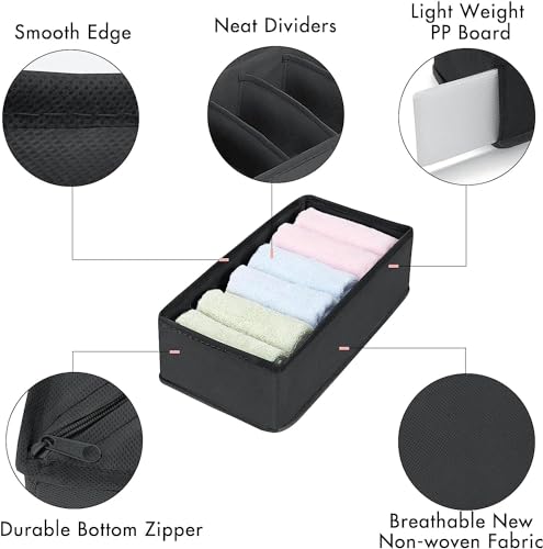 Image of Wardrobe Organiser Set of 4 (Black)