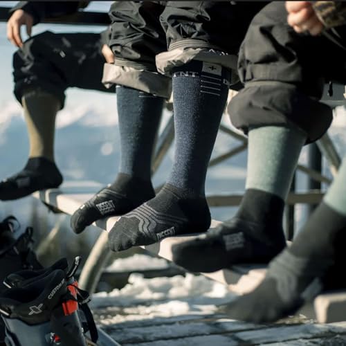 Dissent Unisex IQ Comfort Targeted Cushion Performance Soft Breathable Over-The-Calf Ski Compression Socks4