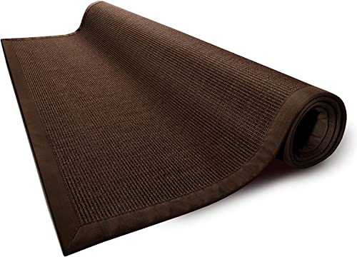100% Reiner Sisal Teppich Amazonas mit Bordüre in verschiedenen Größen (200 x 290 cm)