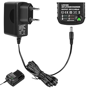 Cargador de litio de 18 V/20 V, compatible con batería de litio Black&Decker de 18 V/20 V, cargador de iones de litio para BL2018 LBXR20 LBXR20-OPE LB20 LBXR20-OPE LB20 LBX20 LBX4020 LBXR2020-OPE