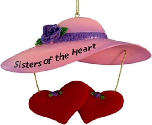 Kurt Adler Sisters of The Heart Ornament [W6586A]