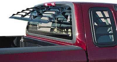 Willpak Industries 8024 ABS Classic Style Design Truck Rear Window Louver for Ford F-150