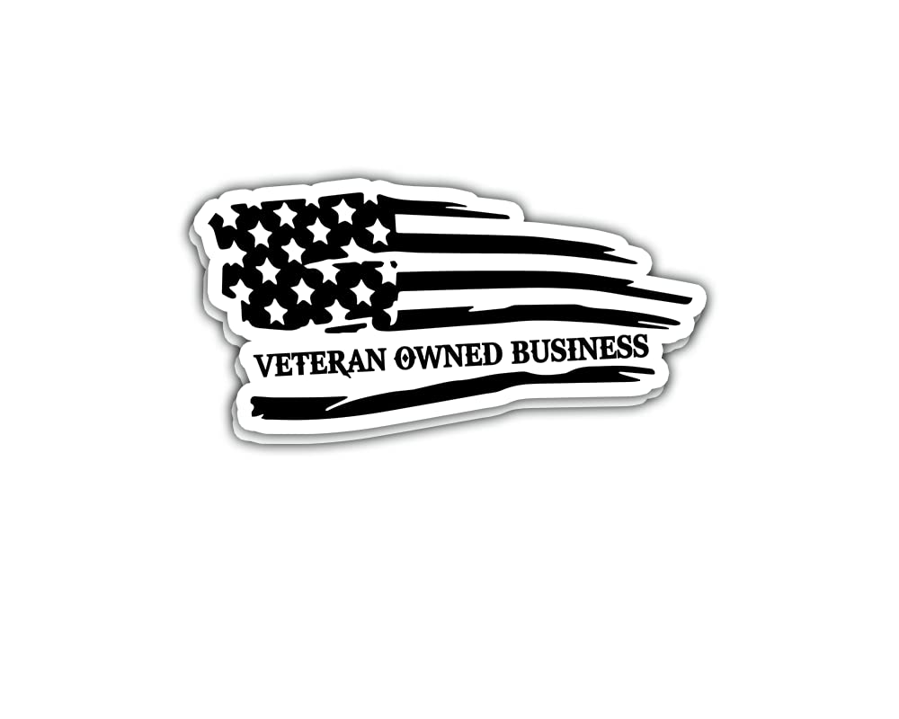 Amazon.com - Veteran Owned Business Decal Sticker - for Retail Store ...
