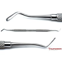 Dental Plastic Filling 755-2 Double Ended 2.5mm Composite Amalgam Restorative Instruments
