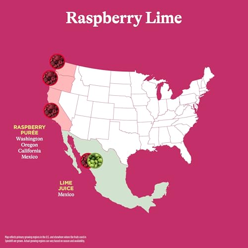 Image of Spindrift Sparkling Water, Raspberry Lime Flavored, Made with Real Squeezed Fruit, Only 9 Calories per Can, 12 Fl Oz Cans, Pack of 24