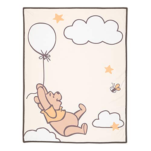 Image of Lambs & Ivy Winnie The Pooh Picture Perfect Baby Blanket - Beige, Animals