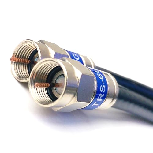 Valley Enterprises 6 Feet Coax Jumper Cable UHF PL-259 Male Both Ends LMR-240 RG8X Cable by ABR Industries