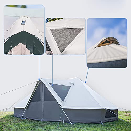 Carpa para 12 personas tipo yurtá impermeable de algodón miniatura 5
