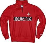 Blue 84 Houston Rockets NBA Officially Licensed Quarter Zip Sweatshirt Swish, Large Team Color