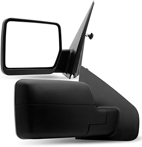 AKKON - For 04-14 F150 F-150 Pickup Truck Extendable Towing Manual Mirrors Left + Right Side Replacement