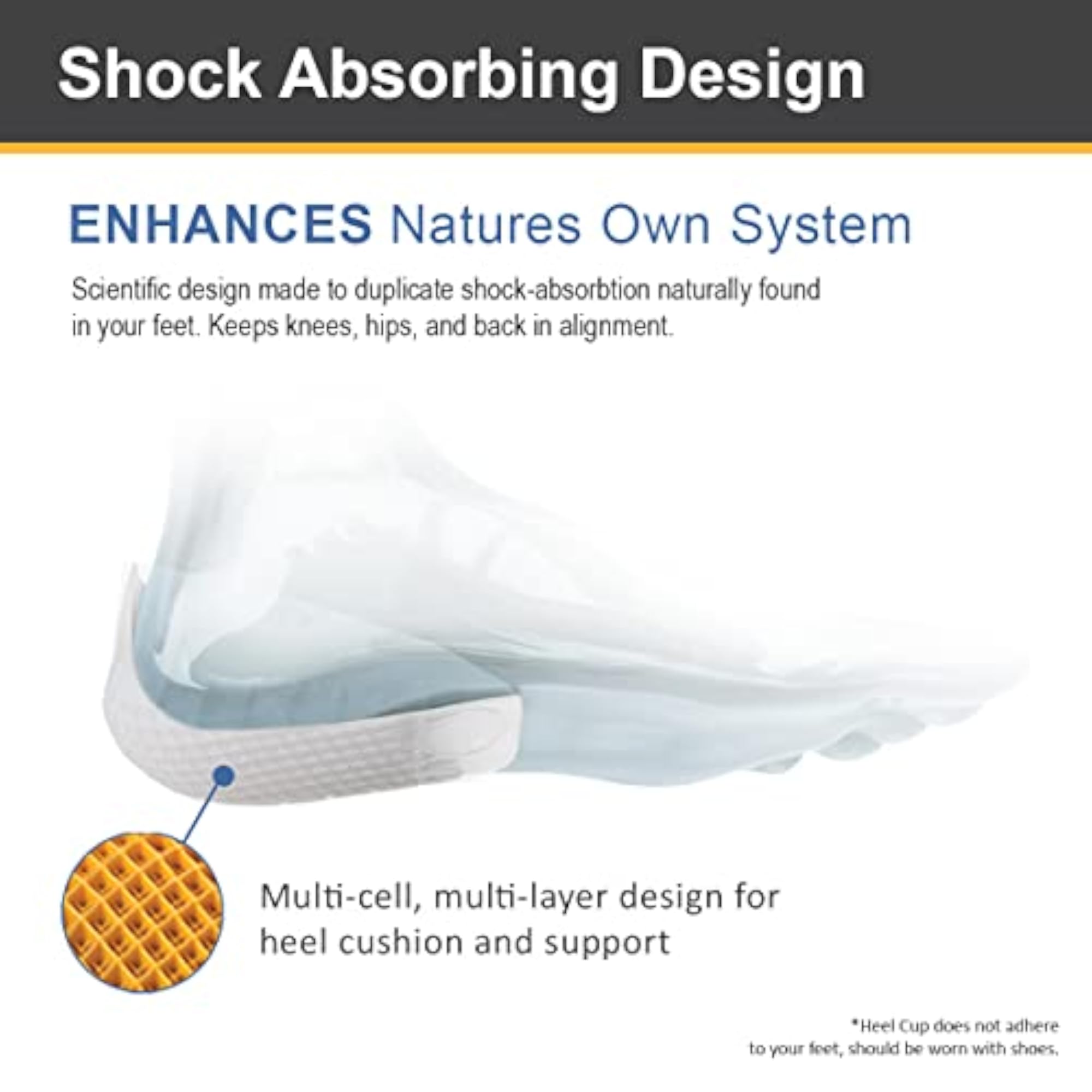 Tuli's Classic Heel Cups, Large (Over 175lbs)