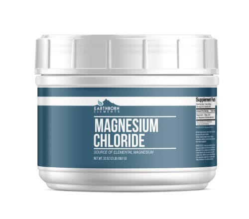 Earthborn Elements Magnesium Chloride (2 lb), Dietary Supplement, Great Source of Elemental Magnesium