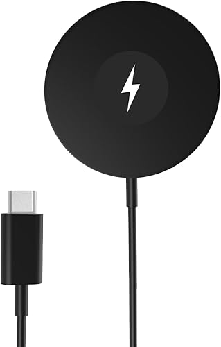 Almohadilla de carga inalámbrica magnética 3 en 1 con carga rápida de 15 W para iPhone 121314151617, Apple Watch y AirPods, compatible con MagSafe