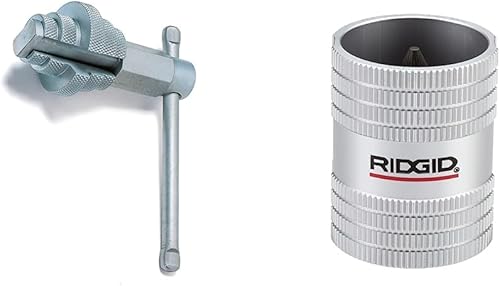 Miniatura 10 de RIDGID 31405 Modelo 342 Llave interna, plata, herramienta pequeña y superior 05255 Extractor de drenaje de tina de 1.5 pulgadas, elimina desagües de