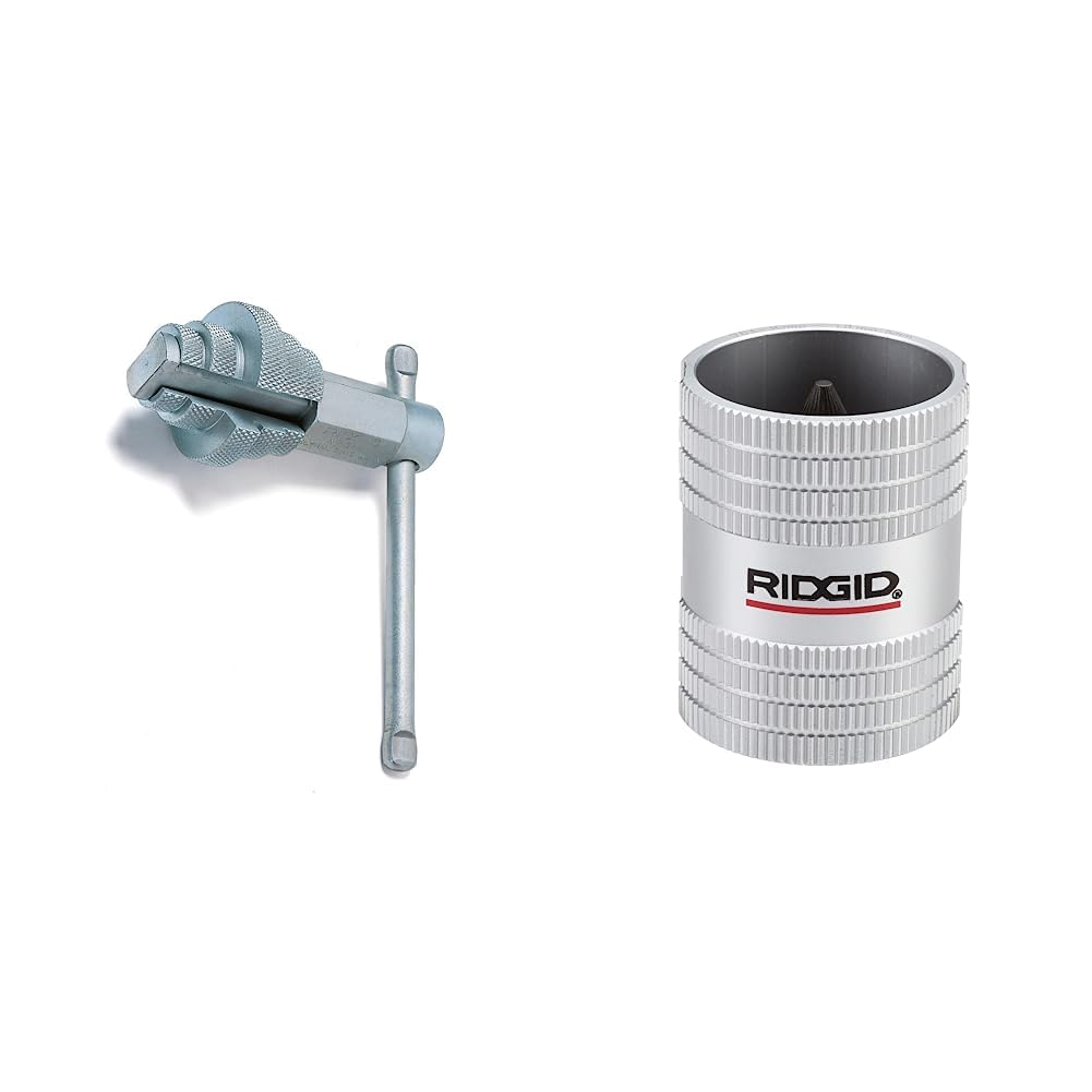 RIDGID Plumbing Tool Bundle - Internal Wrench, Reamer, and more