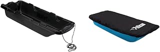 Pelican - Trek 45 Utility Sled - Black - Pull Rope - 4 Season Sled - Carry Up to 130lb & Pelican Sled Travel Cover - Ice Fishing - Trek 60 - Protect Your Gear for Any Outdoor Activities