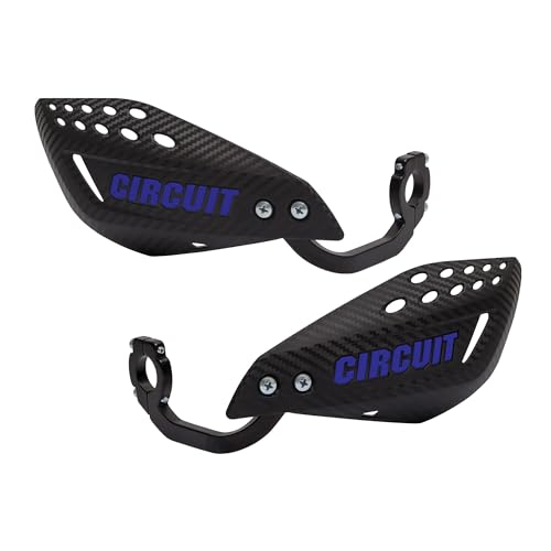 Protèges mains Vector PM061-242 nylon bleu blanc pour moto cross