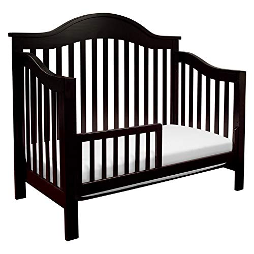 Image of DaVinci Jayden 4-in-1 Convertible Crib in Ebony, Greenguard Gold Certified