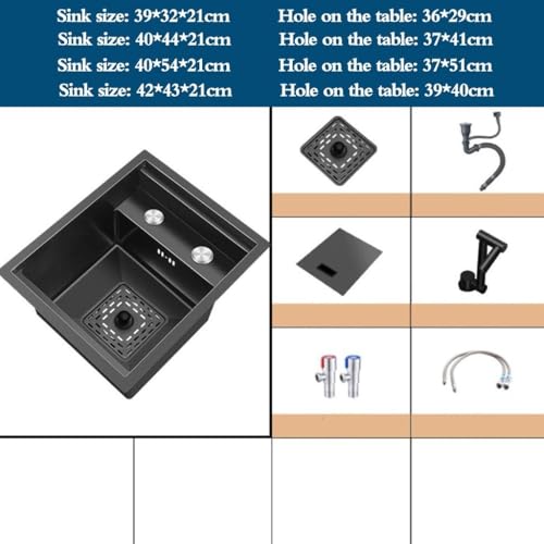 Fregadero pequeño para cocinas compactas y apartamentos con espacio reducido 3