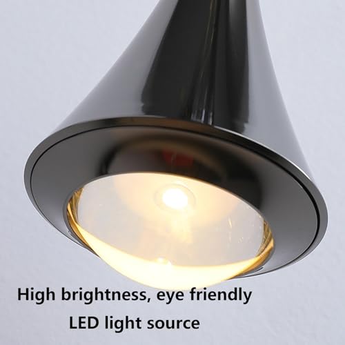 Suspension LED or réglable 200cm dimmable avec interrupteur tactile