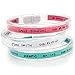 Mabis 160 Pack Refill Inserts for Mabis Softlink ID Comfort Bands (#190) Medical Alert Bracelets for Women and Men, Hospital and Medic Alert ID, Allergy Insert, Road Identification, Multi-Colored