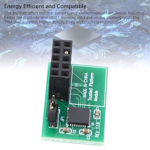 Module TPM 2.0 à 10 broches avec cryptage de sécurité pour PC DDR4