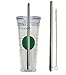 Stainless Steel Grande Replacement Straw Cold Cup To-Go Reusable Drink Straws Non-Plastic "Green" Eco Friendly