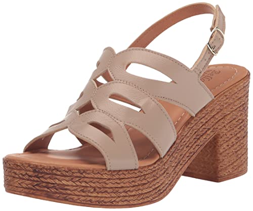 Bella Vita Made in Italy Women's Pri-Italy Heeled Sandal, Nude Leather, 9 UK