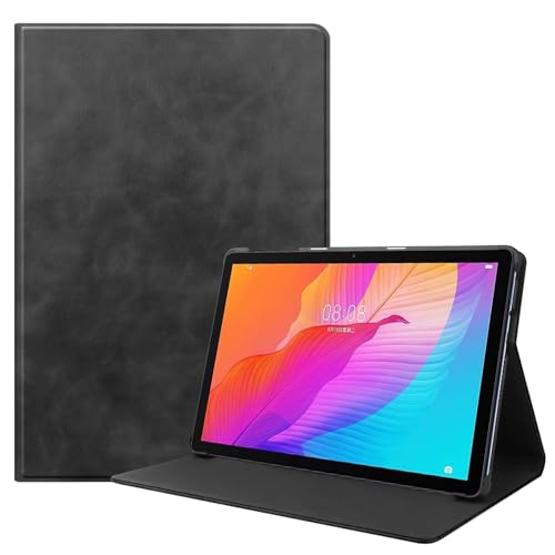 SZLONKOU Tablet Cover for Huawei MatePad T10 9.7" 2020/ T10S 10.1" AGS3-W09/L09,Ultra Slim Folio Stand Lightweight Leather Case for Huawei Honor 6/Enjoy Tablet 2 AGS3-AL00/W00 (NPW-Black)