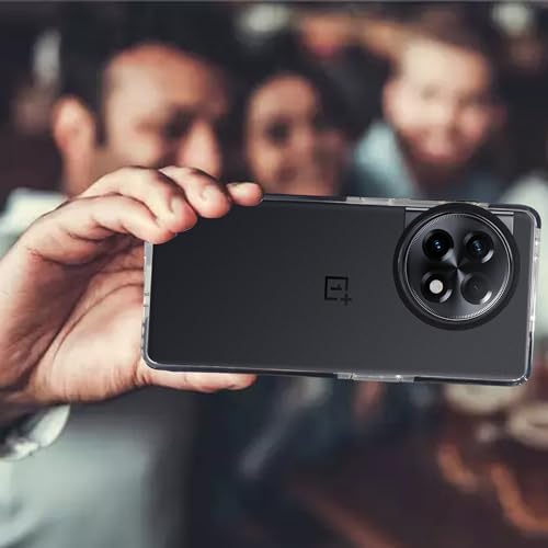 Image of A rtistque Ultra Stylish Back Cover Case for OnePlus 11R 5G | Premium Shockproof TPU | Transparent | Stylish Protective Design | OnePlus 11R Back Cover - Black