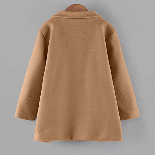 Betadog Toddler Girls Long Sleeve Winter Windproof Coat Jacket Kids Warm Outerwear Jacket 4t Girls (A-Coffee, 4-5 Years)3