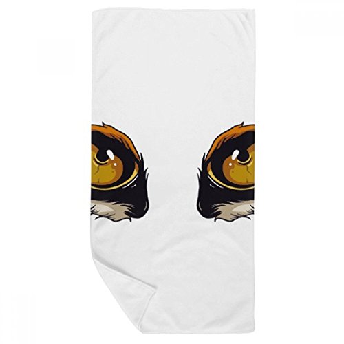Serviette de bain originale drap de douche multicolore imprimé renard mignon