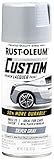 Rust-Oleum 340569 Automotive Custom Lacquer Spray Paint, 11 oz, Matte Silver Gray