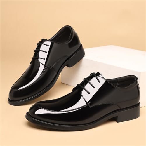 Mens Invisible Height Increasing Shoe Fashion Wedding Dress Shoes Leather Office Wedding Business Oxford for Gentlemen4