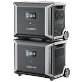 Dabbsson ポータブル電源DBS3500と拡張バッテリーDBS5300Bのセット 3430Wh+5320Wh 半固体リン酸鉄 ポータブル電源 大容量 並列接続機能 15年長寿命 安全性 APP遠隔操作 28140Whまで容量拡張 2.5時間急速充電 蓄電池 家庭用 大容量 ポータブルバッテリー PSE認証済