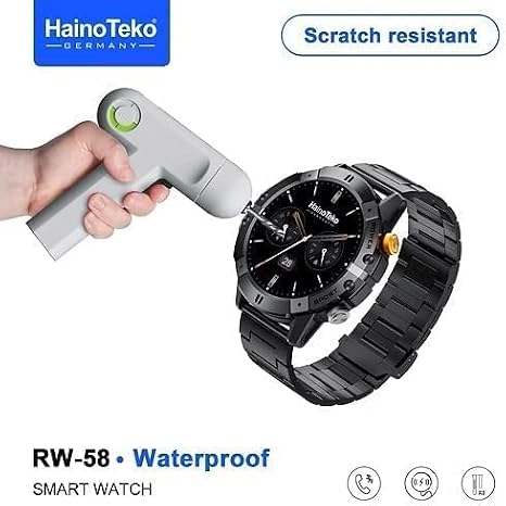 RW-58 Akıllı Saat Suya Dayanıklı Bluetooth Smartwatch Fitness Sağlık Takipli Spor Saat Android iOS Uyumlu Şık Tasarım