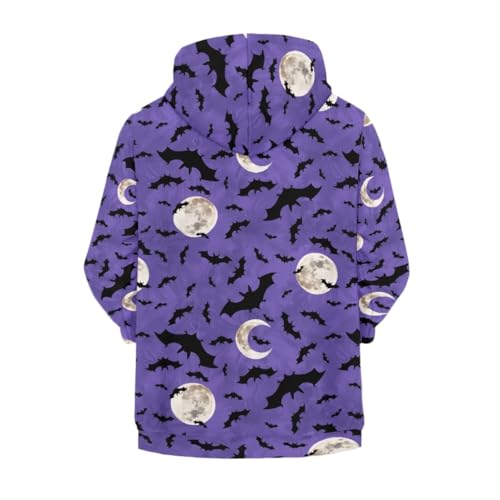 JooMeryer Boy's Girl's Funny Halloween Printed Long Sleeve Front Zipper Hoodie with Pocket2