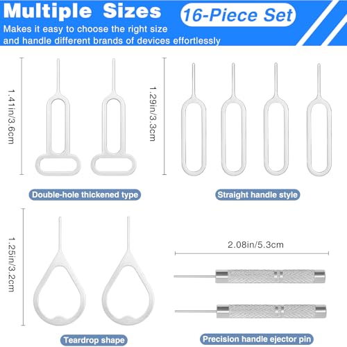 32-Piece SIM Card Ejector Tool Set – Universal Tray Removal Pins for iPhone,& Watch Link Repair