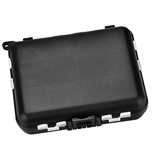 VGEBY1 Fishing Tackle Box, Water-Resistant Multi-Functional Fish Tackle Case Fishing Partition Storage Accessory