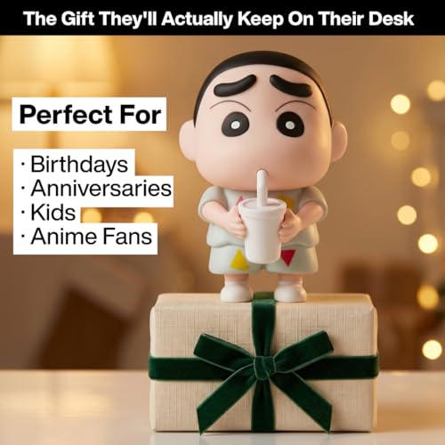 Image of Questsole Shinchan Anime Figure | 15 CM Collectible Toy Figurine for Desk & Home Decor | Pack of 1