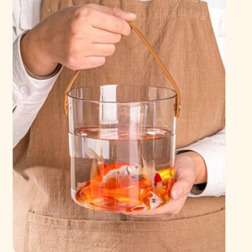 OEBUAFI Secchiello per il Ghiaccio Piccolo, Secchiello per Vino in PET Premium, Versatile per Fiori e Frutta, 5,1 Pollici, Ideale per Feste Ed Eventi