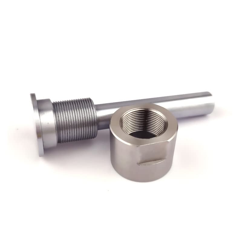 KLOT Saw Blade Arbor 6mm-27mm Circular Saw Holder Slitting/Slotting Adapter for Milling Straight Shank (ID 1"*Cap 1 1/5"*Shank 5/8*L3 1/6")
