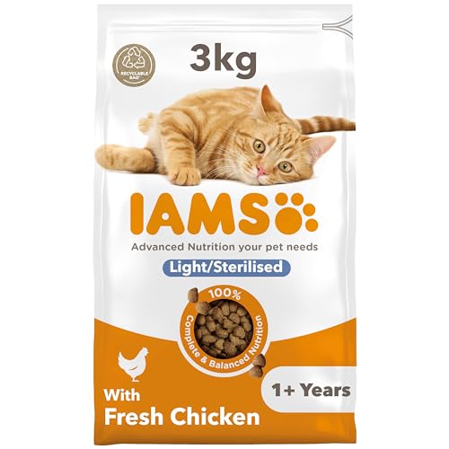 IAMS Light Cat Food Chicken 3kg